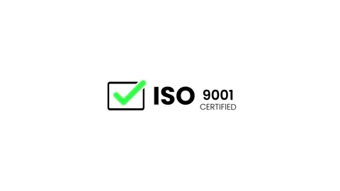 ISO 9001 quality management system checkmark animation Stock Footage 328364531