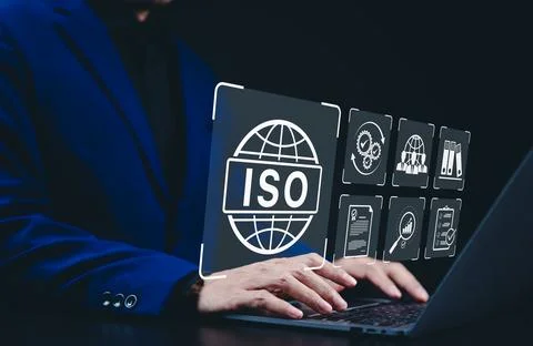 ISO Certification Concept. Foto stock