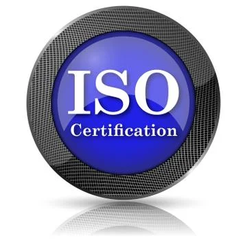 Iso certification icon Stock Illustration