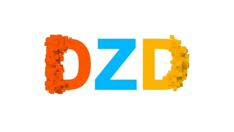 ISO code currency DZD from letters of different colors appears behind small Stock Footage 89329327