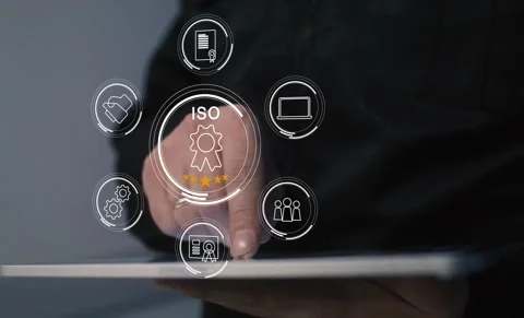 ISO standards quality control, assurance and warranty Stock Footage 280372656