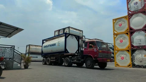 Iso tank container Stock Footage 312021914
