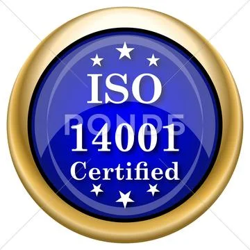 Iso14001 icon Stock Illustration