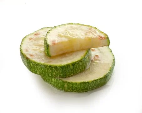 Isoalted fried squash Stock Photos