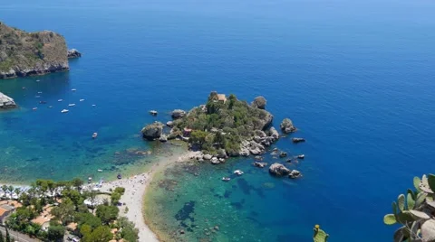 Isola Bella, Sicily 4k Stock Footage 60982717