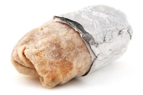 Isolatd Burrito Stock Photos