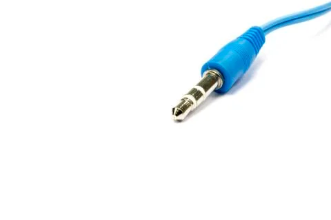 The isolate of audio jack Stock-Fotos