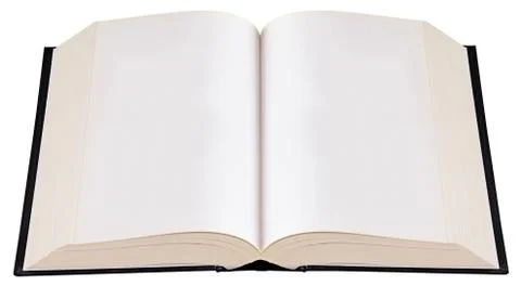 Isolate Book on White Background Foto stock