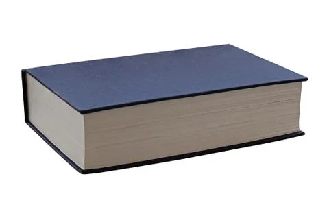 Isolate Book on White Background Stock Photos