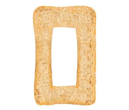 Isolate Bread Number Foto stock