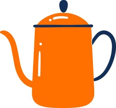 Isolate coffee jar flat style on background Stock Illustration