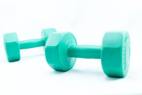 Isolate Dumbell Foto stock