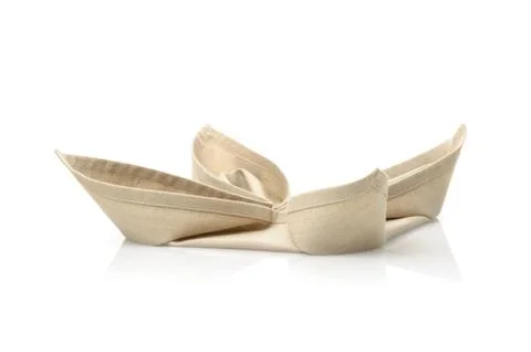 Isolate folded napkin Foto stock