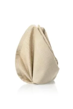 Isolate folded napkin Stock Photos