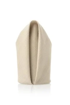 Isolate folded napkin Stock Photos