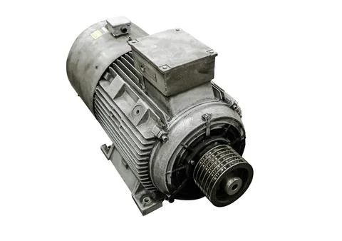 Isolate induction motor on white background Stock Photos