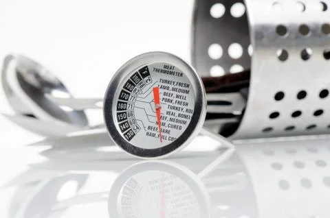 Isolate meat thermometer Stock Photos