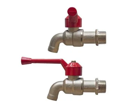 Isolate water tap Stock Photos