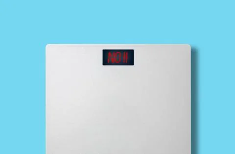 Isolate weight scale measurement Stock Photos