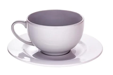 Isolate White Coffee Cup Foto stock