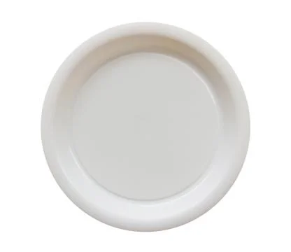 Isolate White Plate Stock Photos