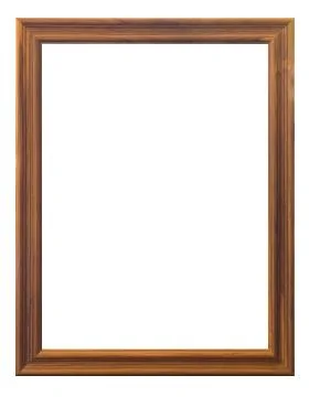 Isolate Wooden Frame Stock Photos