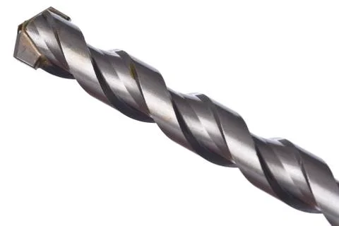 Isolated 22 mm drill bit Stock Photos