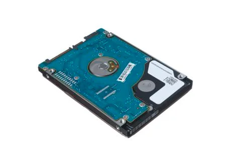 Isolated 2.5" hard disk Stock Photos