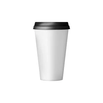 Isolated 3D Coffee cup Stock Illustration