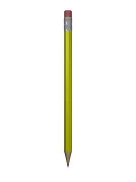 Isolated 3d pencil render Stock Illustration