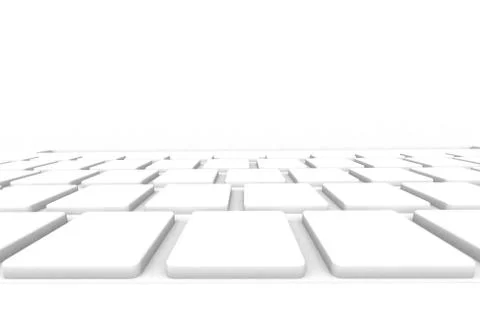 Isolated 3D render laptop computer. White color ,white background Illustrazione stock