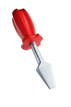 Isolated 3d screwdriver Stock Illustration