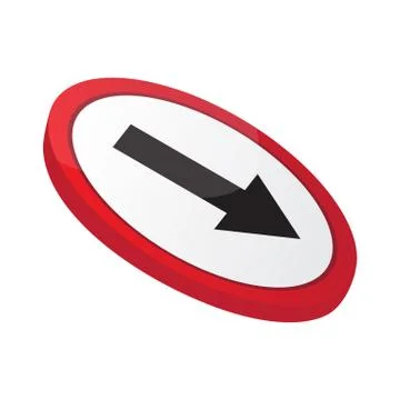 Isolated 3D signal transit Ilustração Stock