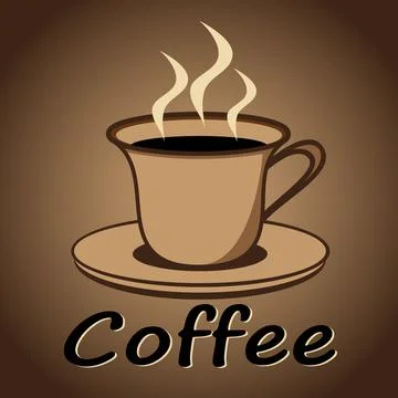 Isolated abstract coffee mug logo Stock Illustration