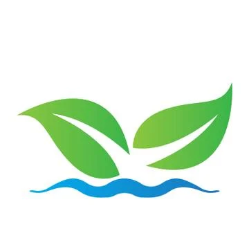 Isolated abstract spa logo Stock Illustration