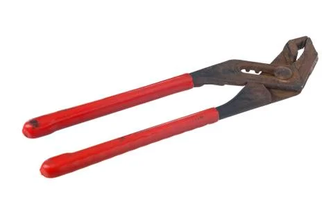 Isolated adjustable-joint pliers Stock Photos