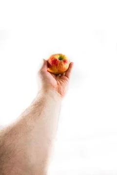 Isolated apple Foto stock