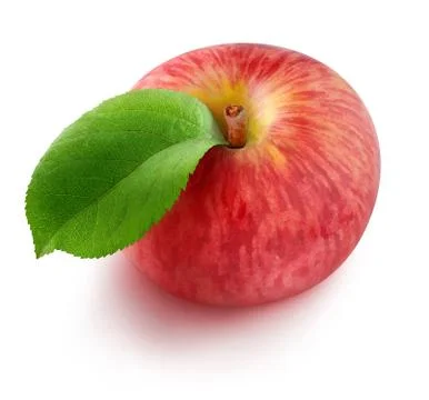Isolated apple top view Foto stock