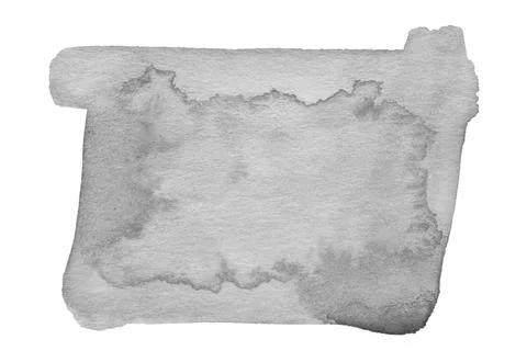 Isolated aquarelle spot on white backdrop. Watercolor background. Ilustração Stock