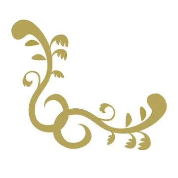 Isolated arabesque pattern Stock Illustration