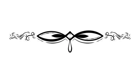 Isolated arabesque pattern Stock Illustration