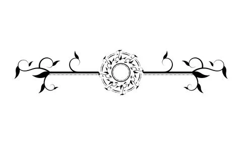 Isolated arabesque pattern Illustrazione stock