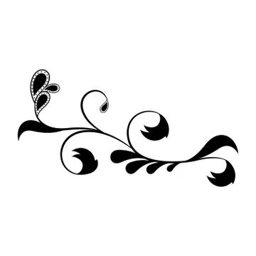 Isolated arabesque vintage pattern Illustrazione stock