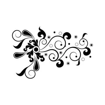 Isolated arabesque vintage pattern Illustrazione stock