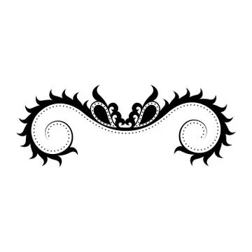 Isolated arabesque vintage pattern 스톡 일러스트