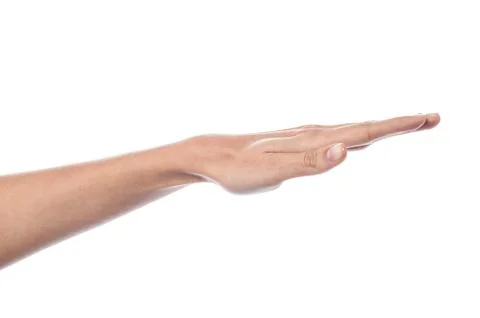 Isolated arm outstretched Stock Photos