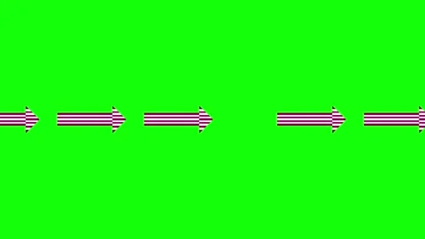Isolated Arrow on Green Screen Background 스톡 동영상 342789087