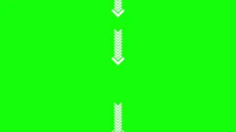 Isolated Arrow on Green Screen Background Video stock 343928757