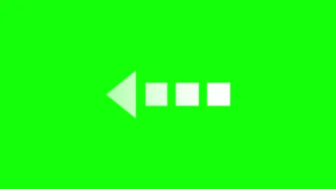 Isolated Arrow on Green Screen Background 스톡 동영상 343929099