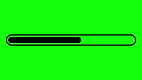 Isolated Arrow on Green Screen Background Video stock 343929163
